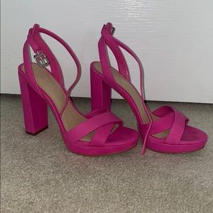 Gianni Bini Hot Pink Heels
